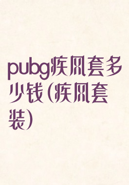 pubg疾风套多少钱(疾风套装)