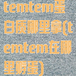 temtem蛋白质哪里拿(temtem在哪里孵蛋)