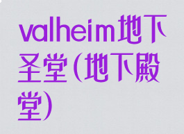 valheim地下圣堂(地下殿堂)